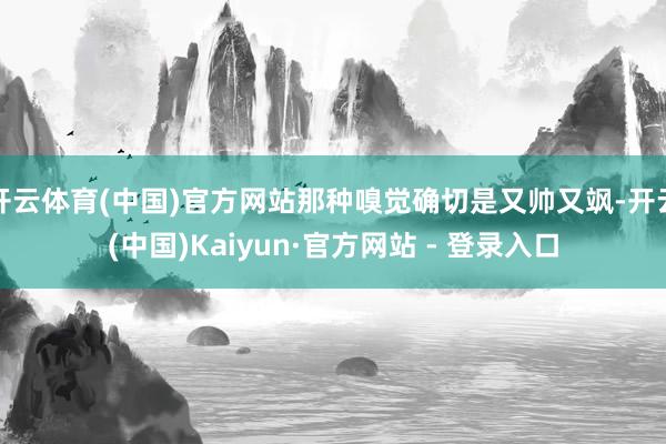 开云体育(中国)官方网站那种嗅觉确切是又帅又飒-开云(中国)Kaiyun·官方网站 - 登录入口