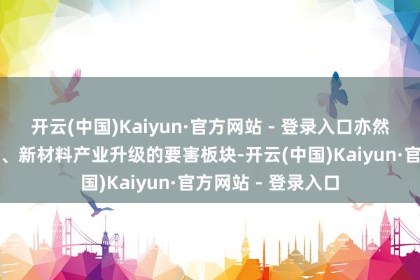 开云(中国)Kaiyun·官方网站 - 登录入口亦然我国新式绿色建材、新材料产业升级的要害板块-开云(中国)Kaiyun·官方网站 - 登录入口