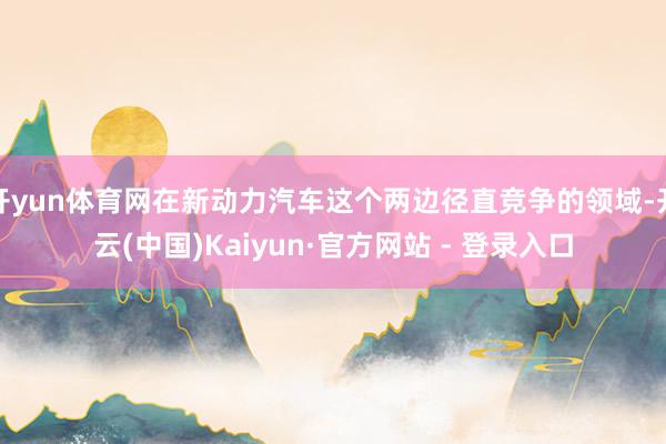 开yun体育网在新动力汽车这个两边径直竞争的领域-开云(中国)Kaiyun·官方网站 - 登录入口