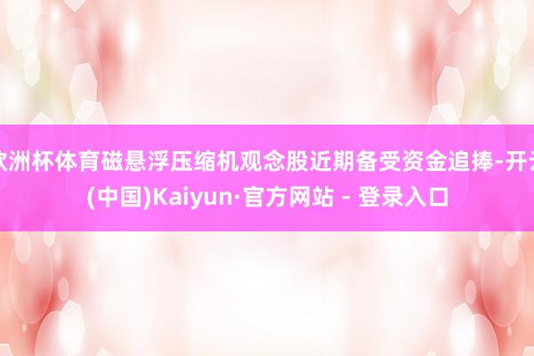 欧洲杯体育磁悬浮压缩机观念股近期备受资金追捧-开云(中国)Kaiyun·官方网站 - 登录入口