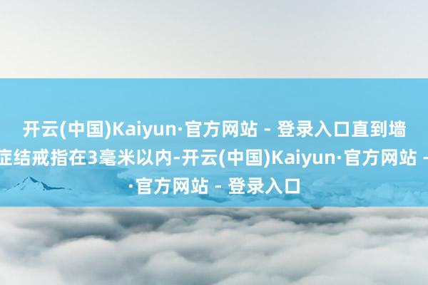 开云(中国)Kaiyun·官方网站 - 登录入口直到墙面平整度症结戒指在3毫米以内-开云(中国)Kaiyun·官方网站 - 登录入口